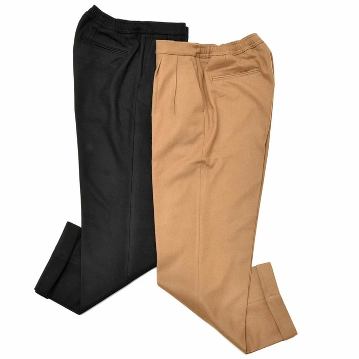 【40%OFF】CellarDoor（セラードアー）<br>BALLET ウールナイロンフランネル2Pシャーリングテーパードパンツ IW223 13092409025