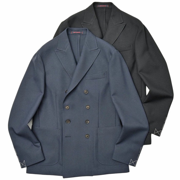 【SALE52%OFF】THE GIGI(ザ ジジ)<br>ZIGGY ポリエステルツイル8Bダブルジャケット N203 17002403039