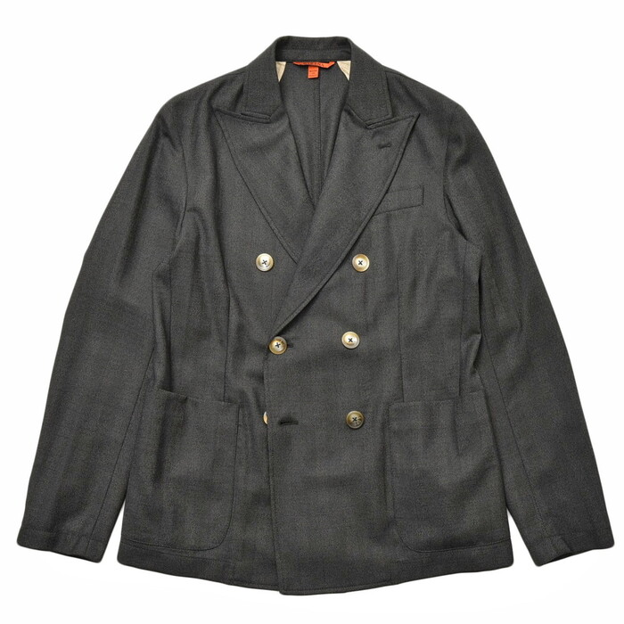 【SALE52%OFF】BARENA（バレナ）<br>ウールポリエステルヘリンボーン6Bダブルジャケット GIU2918 17002401025