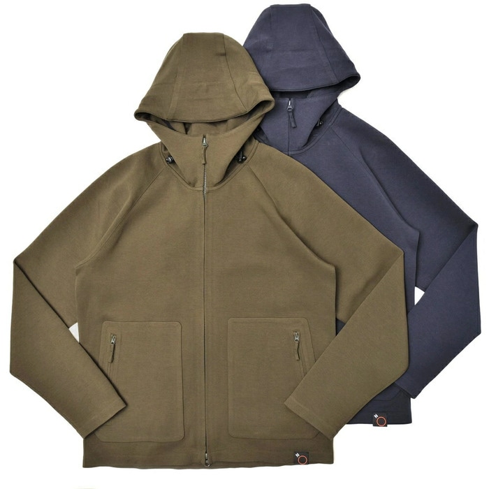 【40%OFF】ASPESI（アスペジ）コットンポリエステルジャージジップアップフーディー AY66/04926AAY65L565 12002000109