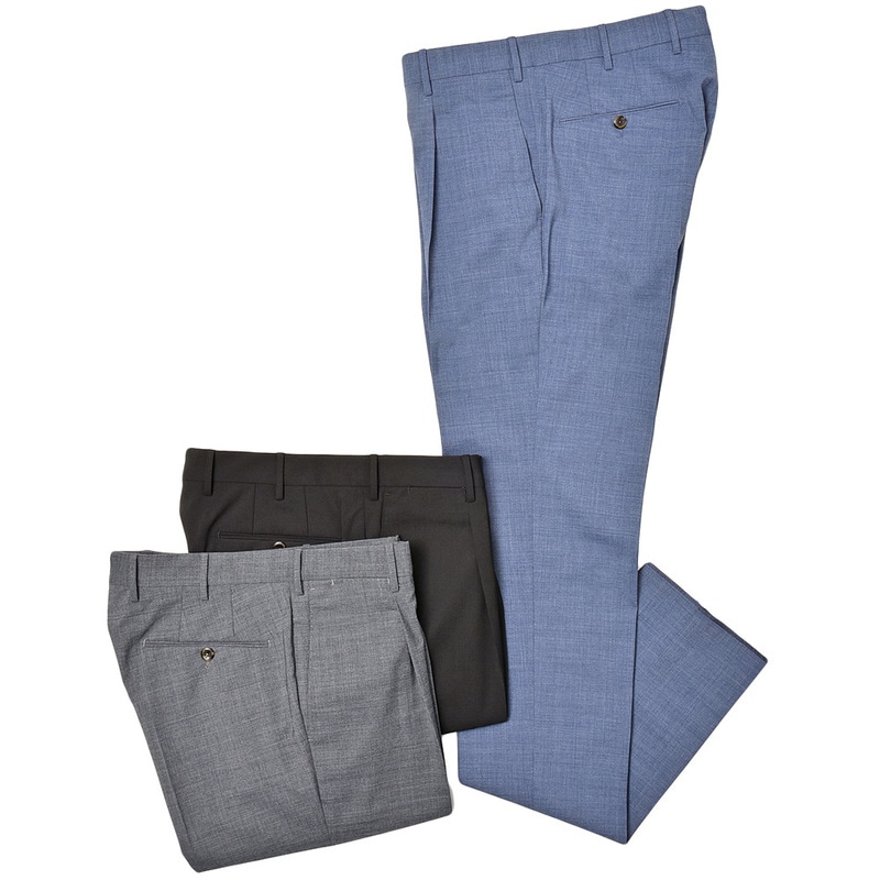 PT TORINO（ピーティー トリノ）<br>コットン ストレッチ シャンブレー ノープリーツ パンツ LARRY FIT 33001026081