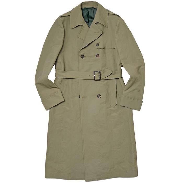 【SALE52%OFF】Stile Latino（スティレ ラティーノ）<br>コットン ナイロン シルク ロングトレンチコート MEFISTO 34192013025