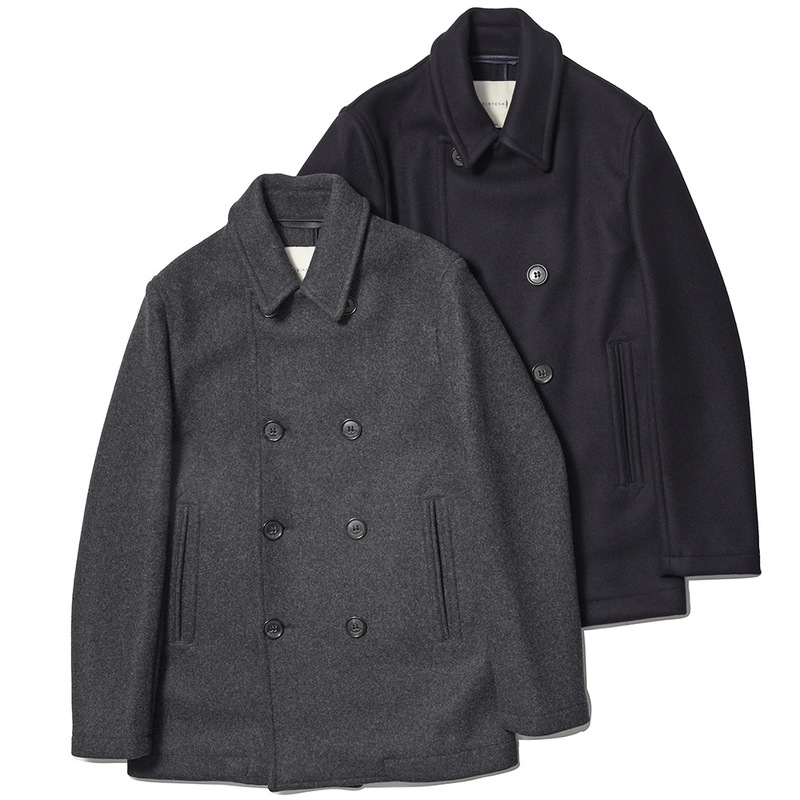 Mackintosh マッキントッシュ ウール Pコート 40グレー 英国製 40%OFF】MACKINTOSH（マッキントッシュ）<br>ウールメルトンPコート GM