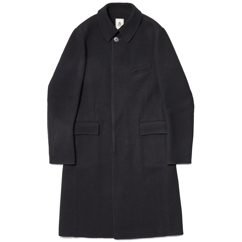 【限定セール】mandoマンドゥ　ウールピーコート 日本製 SALE52%OFF】mando（マンド）<br>ウールナイロンメルトンロング
