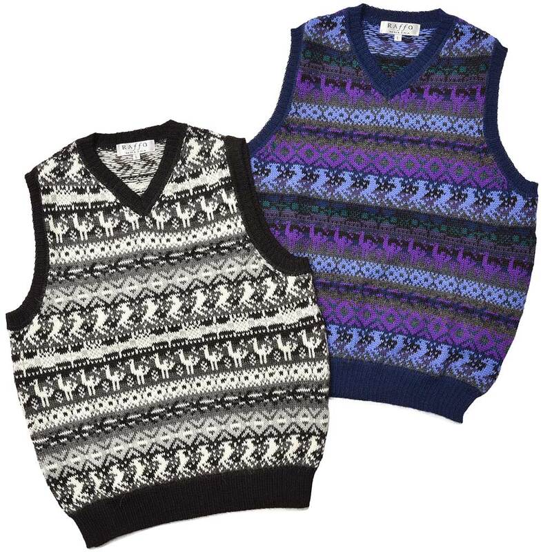 【SALE52%OFF】RAffa MOLINA(ラッファモリーナ)<br>アルパカ Vネック ニットベスト 36002000035
