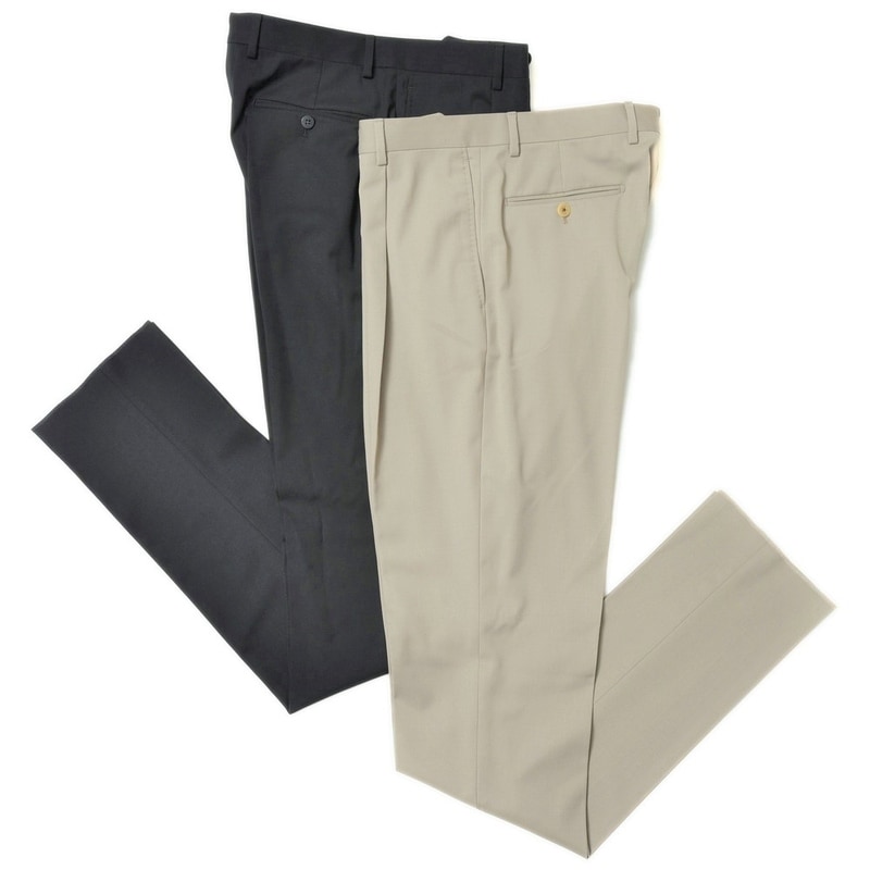 【40%OFF】CARUSO（カルーゾ）<br>ストレッチウールギャバジンソリッド1プリーツテーパードパンツ C518AZ/HU0009 13012000025