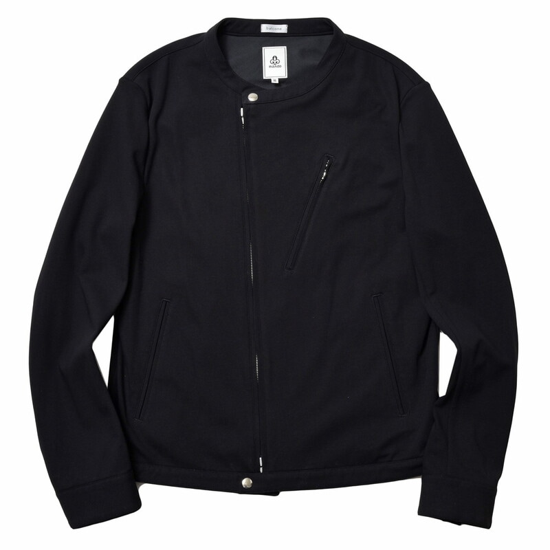 【40%OFF】balcone mando（バルコーネ マンド）<br>コットンポリエステルジャージライダース 22194-602 14021400037