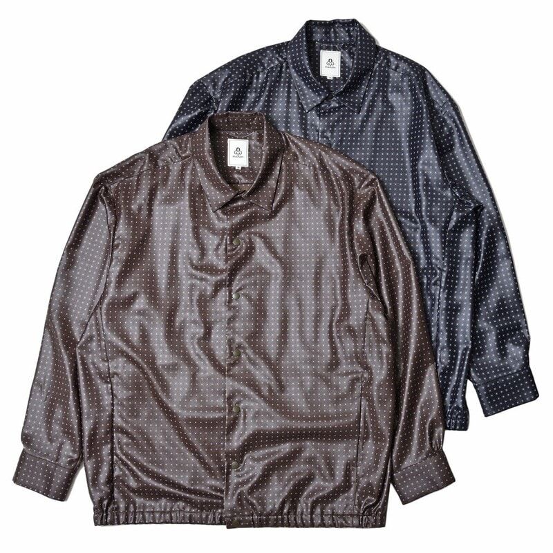 【40%OFF】mando（マンド）<br>ポリエステル小紋コーチジャケット 22194-002 14021402037