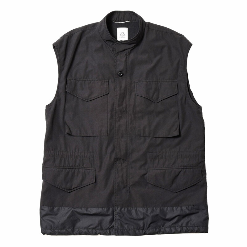 【40%OFF】mando(マンド)<br>ガーメントダイポリエステルコットンM-65ベスト 22194-001 14021401037