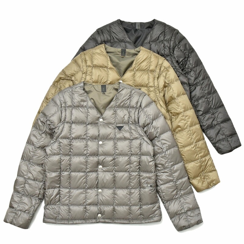 TAION EXTRA レモン ダウンジャケット Sサイズ TAION/MOUNTAIN PACKABLE VOLUME JKT (ダウンジャケット)【限定展開
