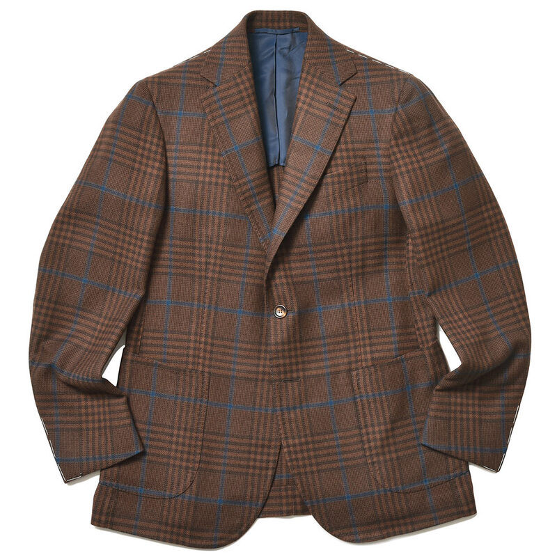 STILE LATINO（スティレ ラティーノ）<br>カシミヤ ウィンドウペーン シングル3BジャケットVINCENZO 37012009025