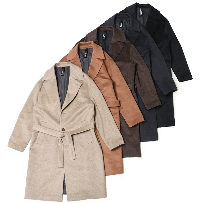 【美品】Hevo イーヴォ ソフトメルトンベルテッドアルスターコート 楽天市場】hevo イーヴォ BRINDISI ソフトメルトン ベルテッド