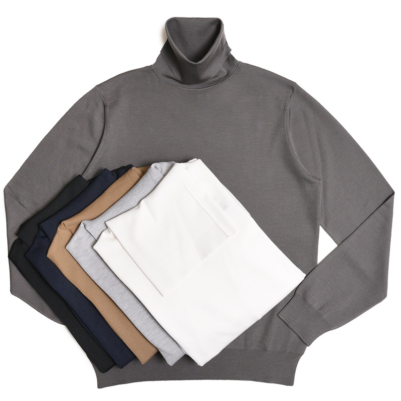 【SALE52%OFF】MANRICO CASHMERE（マンリコ カシミア）<br>guji別注スーパーカシミアタートルネックニット M0400002SP 16022001161