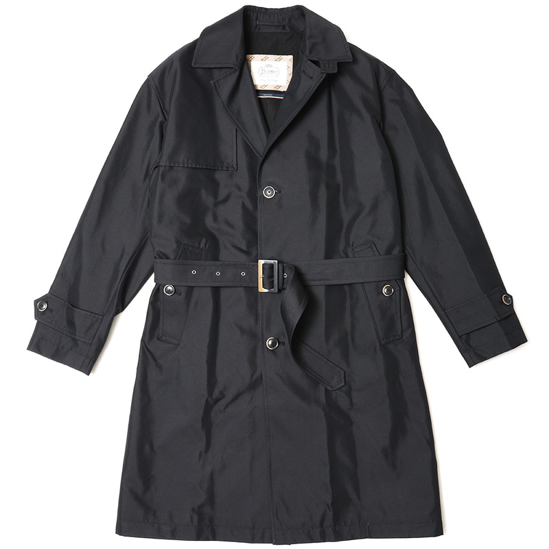 【40%OFF】HERNO（ヘルノ）<br>コットンナイロンギャバジンオーバーサイズドベルテッドコート CA000154U-13158 14122000132