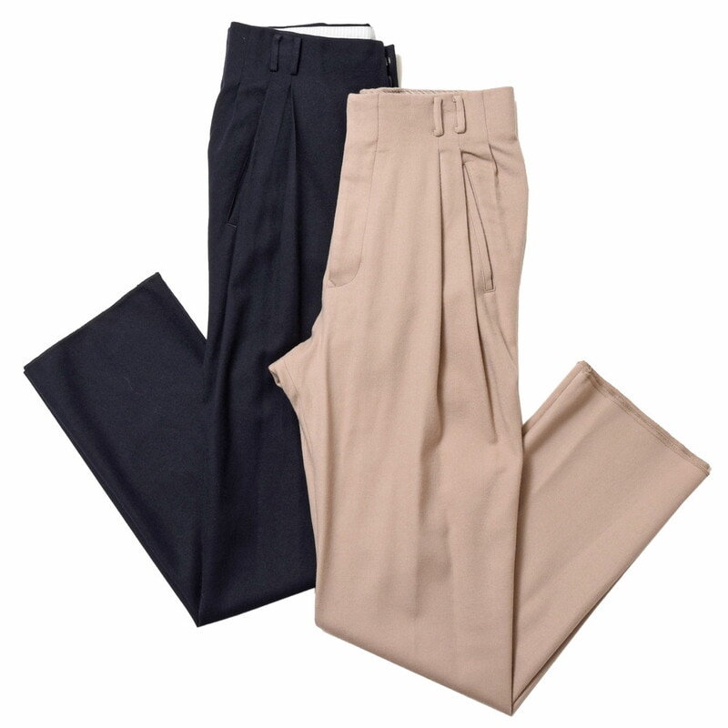 mando（マンド）<br>ウールポリウレタンサキソニー3Pサルエルパンツ 22398-009 13022402037