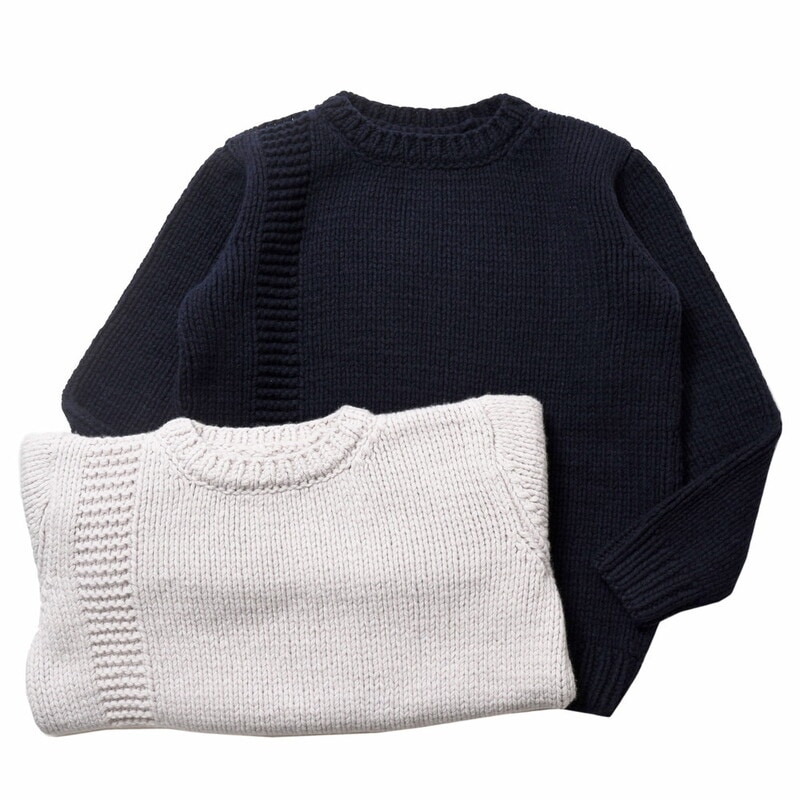 LES TRICOTS D'O（レトリコ ドール）<br>ローゲージウールカシミアクルーネックニット L-PR-RIB 16022402182