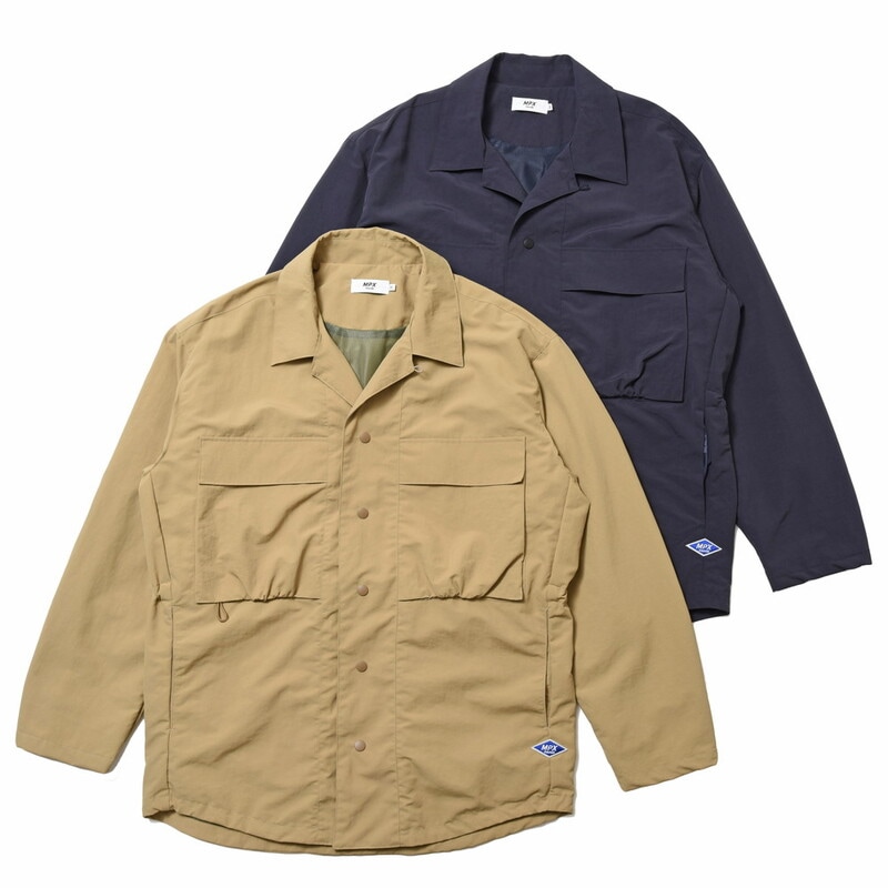 【40%OFF】MPX mando（エムピーエックス マンド）<br>ナイロンファティーグシャツジャケット MPX2233-001 11022403037