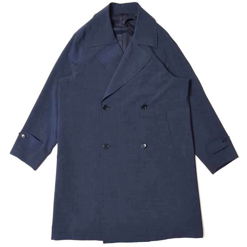 【40%OFF】De Petrillo（デ ペトリロ）<br>ストレッチウールポリエステルストライプ4Bダブルコート CAPOTTI/Spagnuolo TS23J01 14131000082