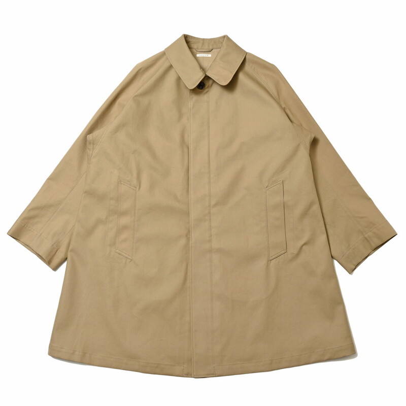 HEUGN（ユーゲン）<br>Albert コットンダブルクロスバルカラーハーフコート COAT041 14131400189