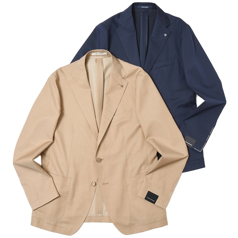 【40%OFF】TAGLIATORE（タリアトーレ）<br>DAKARダカール ウールコットンギャバジン2Bジャケット DAKAR22/150104 17031005054