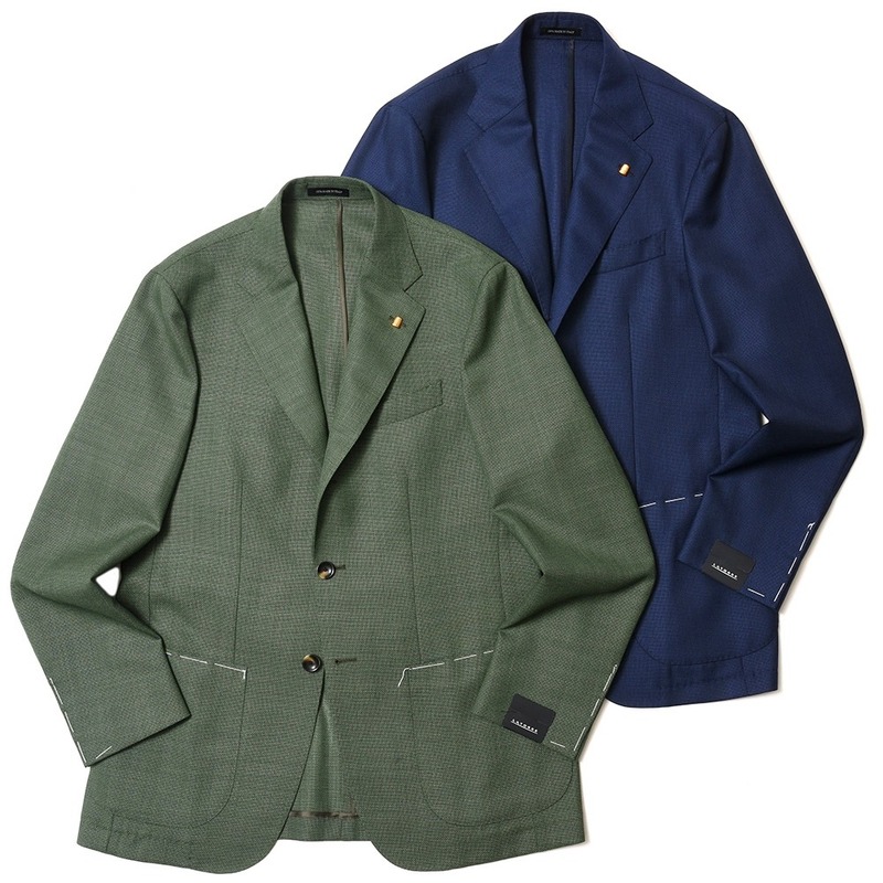 LATORRE（ラトーレ）<br>ウールホップサックソリッド3Bジャケット NWJ/UD0472/71758 17031000052