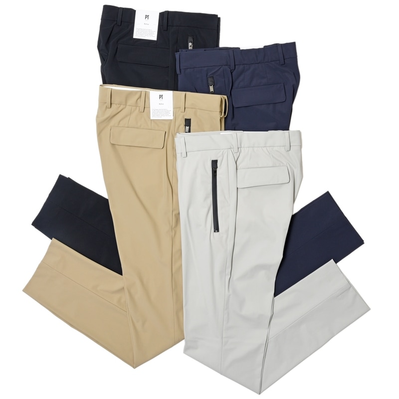 PT TORINO（ピーティー トリノ）<br>Activeアクティブ LAMDAラムダ スーパーストレッチナイロンテーパードパンツ COVS3JZ40KLT 13031600081