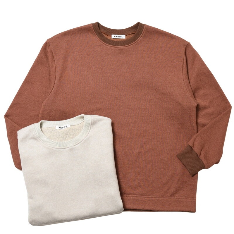 AMBELL（アンベル）<br>コットンリネンクルーネックスウェット 00021（1） 12031400163