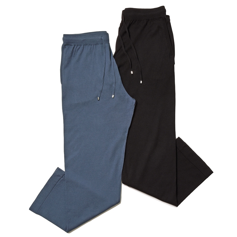 Settefili Cashmere（セッテフィーリ カシミア）<br>コットン セットアップ対応 シャーリング ニットパンツ
