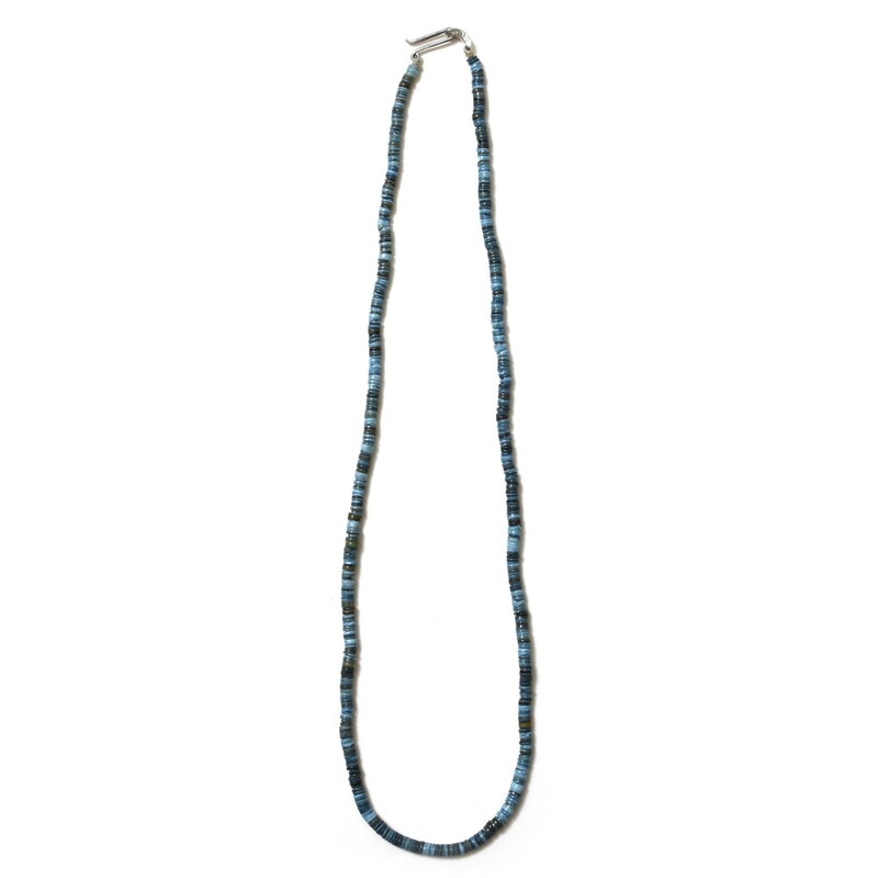 Folk/N（フォークバイエヌ）<br>インディゴシェルビーズネックレス FS-370 19422404188
