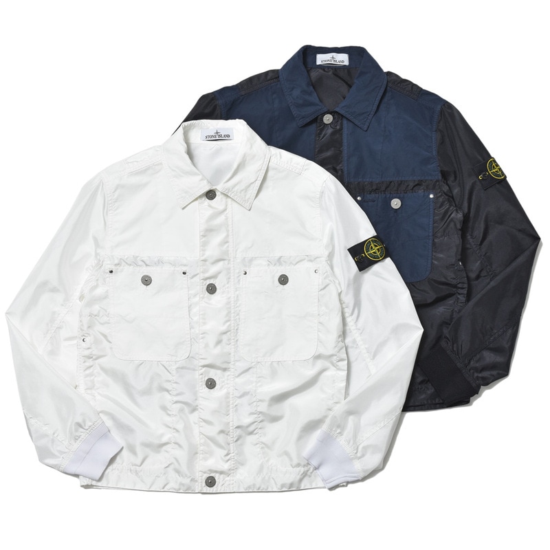 STONE ISLAND（ストーンアイランド）<br>ポリエステルナイロントラッカージャケット 80-154-29-32 14041402198