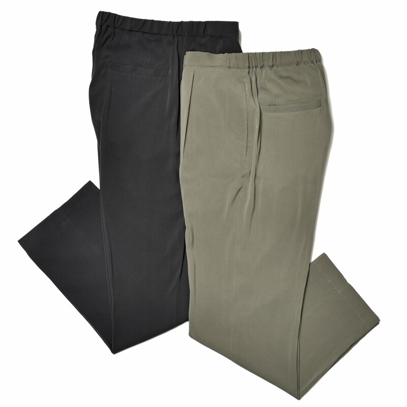 moncao（モンサオ）<br>シルクシャーリング1Pテーパードパンツ M021327 13041401172