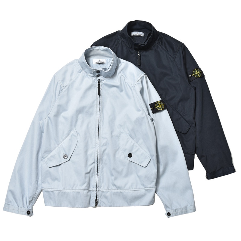 STONE ISLAND（ストーンアイランド）<br>ガーメントダイコットンスタンドカラーブルゾン 80-154-37-34 14041405198