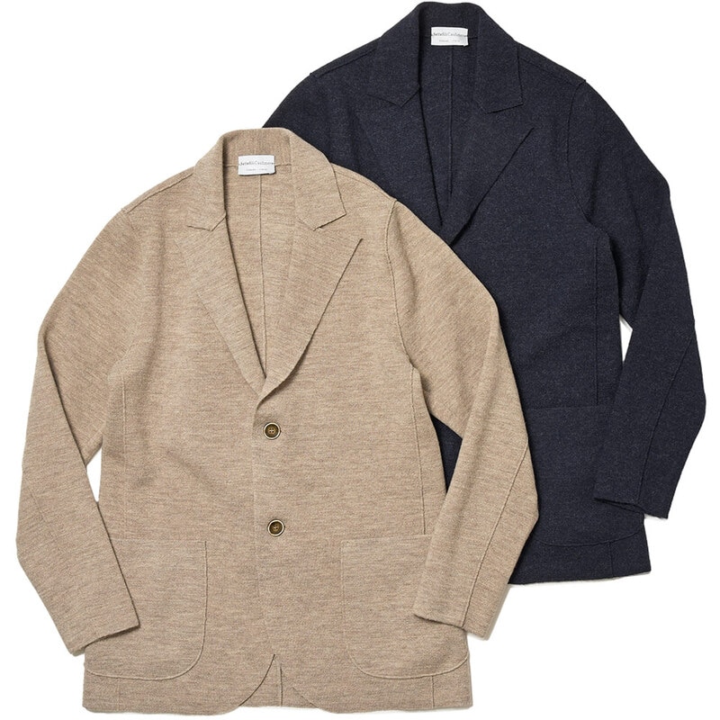 Settefili Cashmere（セッテフィーリ カシミア）<br>メリノウール ミラノリブ ニットジャケット