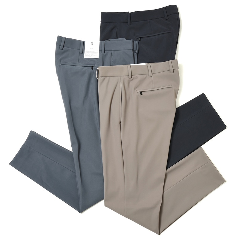 PT TORINO（ピーティー トリノ）<br>Activeアクティブ EPSILONイプシロン スーパーストレッチナイロンテーパードパンツ COASEPZZ0KLT 13032600081