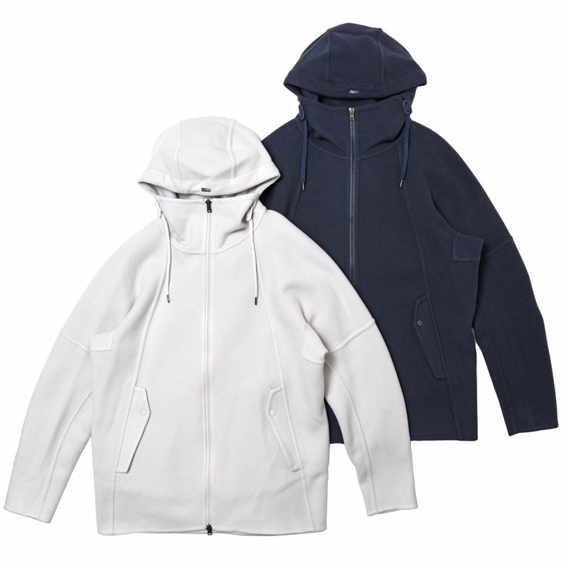 HERNO（ヘルノ）<br>RESORTリゾート ウールナイロンダブルフェイスジップフーディーブルゾン GI00039UR-33381 14032003132