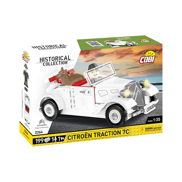 TOY CITROEN TRACTION 7C 1934 199 BLOCKS WHITE