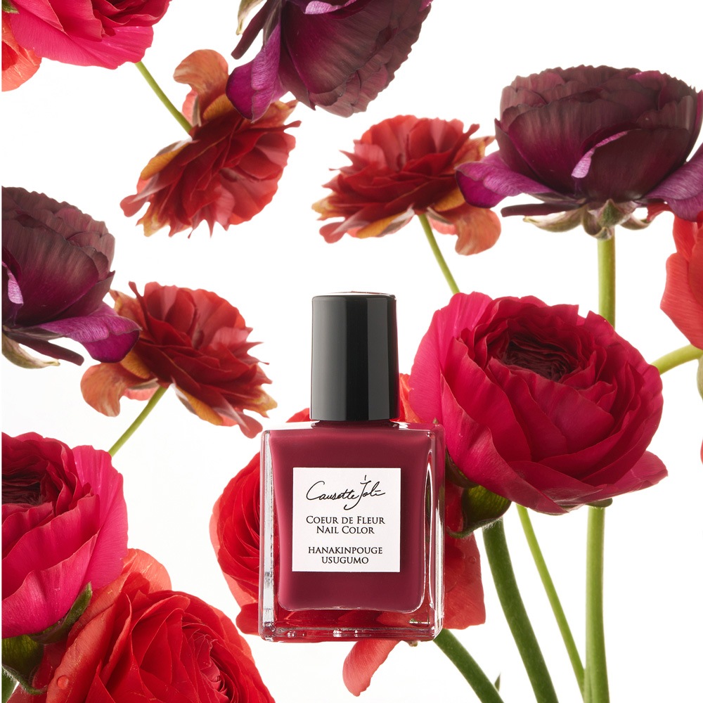 ♕Reine Éléna ˙̼̮⡱様★ローズ ベルガモット ネロリ 金木犀 他 HANAKINPOUGE USUGUMO】 BENI Coeur de Fleur Nail Color はな