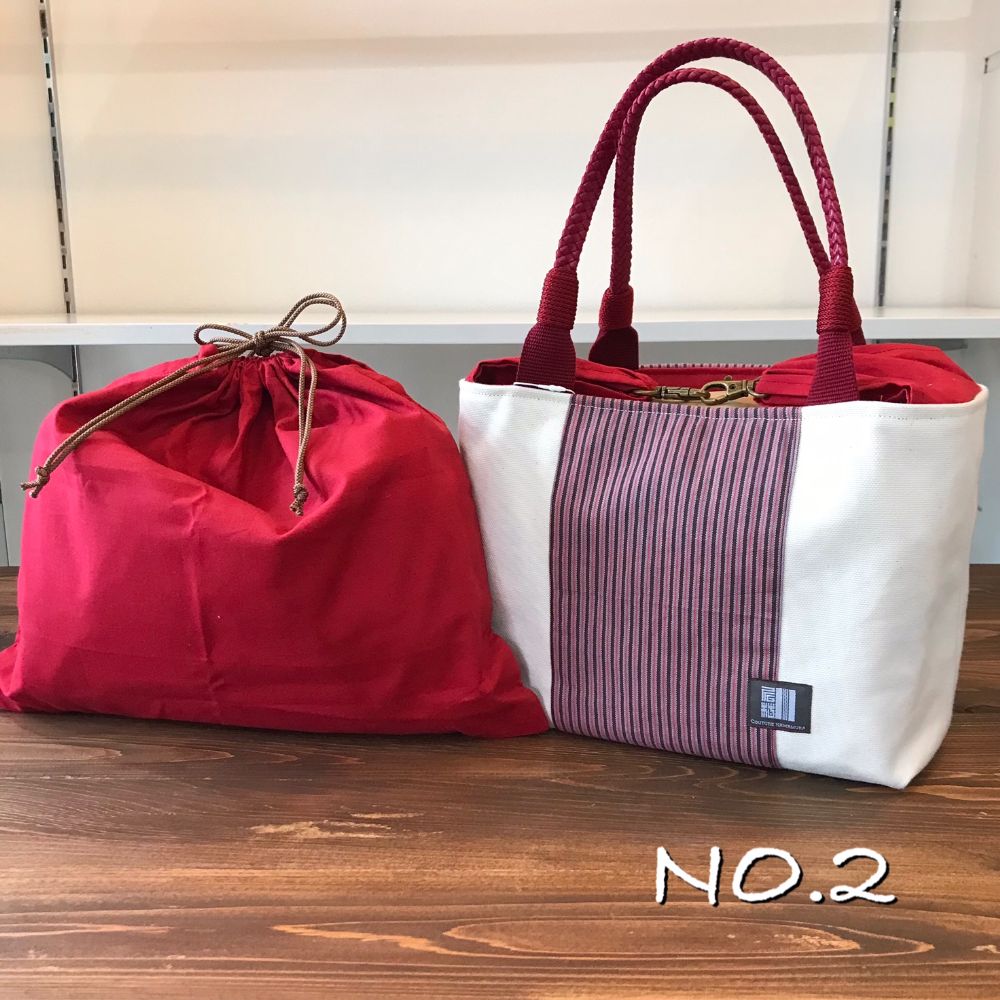 kawamura 蕨双子織デイリーバッグ　生成り色