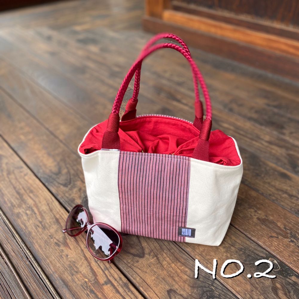 kawamura 蕨双子織デイリーバッグ　生成り色