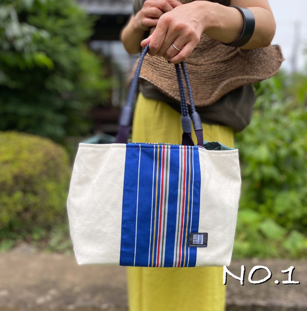 kawamura 蕨双子織デイリーバッグ　生成り色