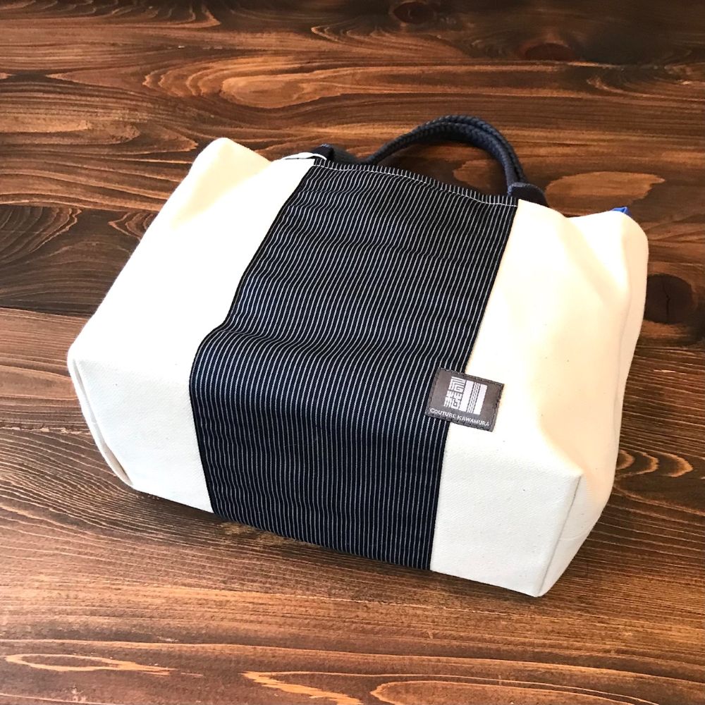 kawamura 蕨双子織デイリーバッグ　生成り色