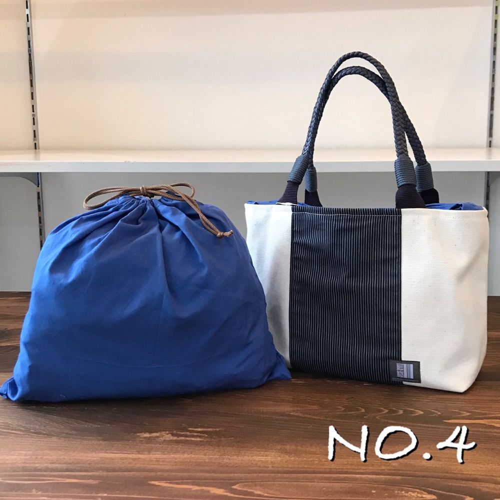 kawamura 蕨双子織デイリーバッグ　生成り色