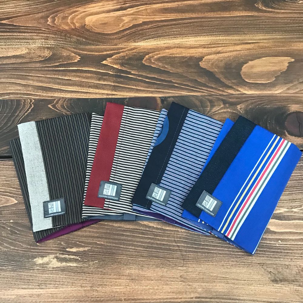 kawamura蕨双子織ブックカバー