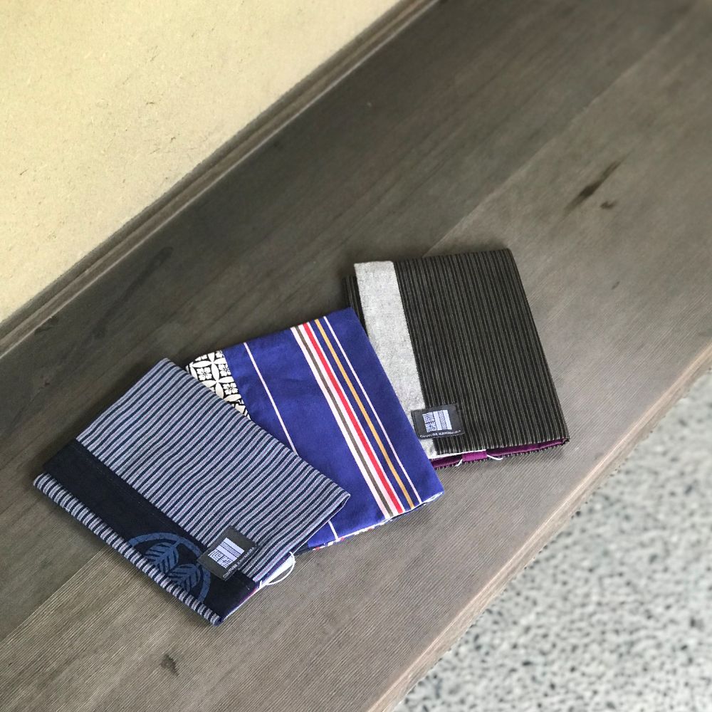 kawamura蕨双子織ブックカバー