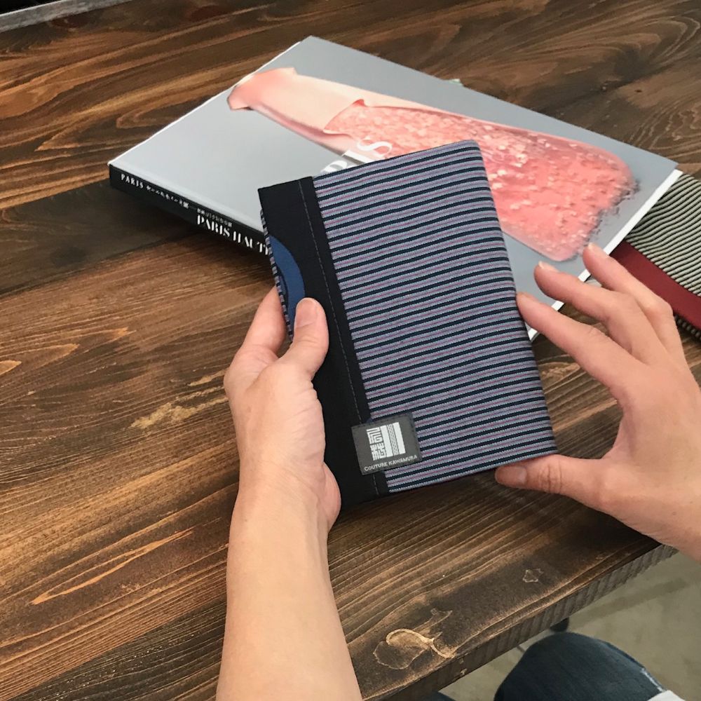 kawamura蕨双子織ブックカバー