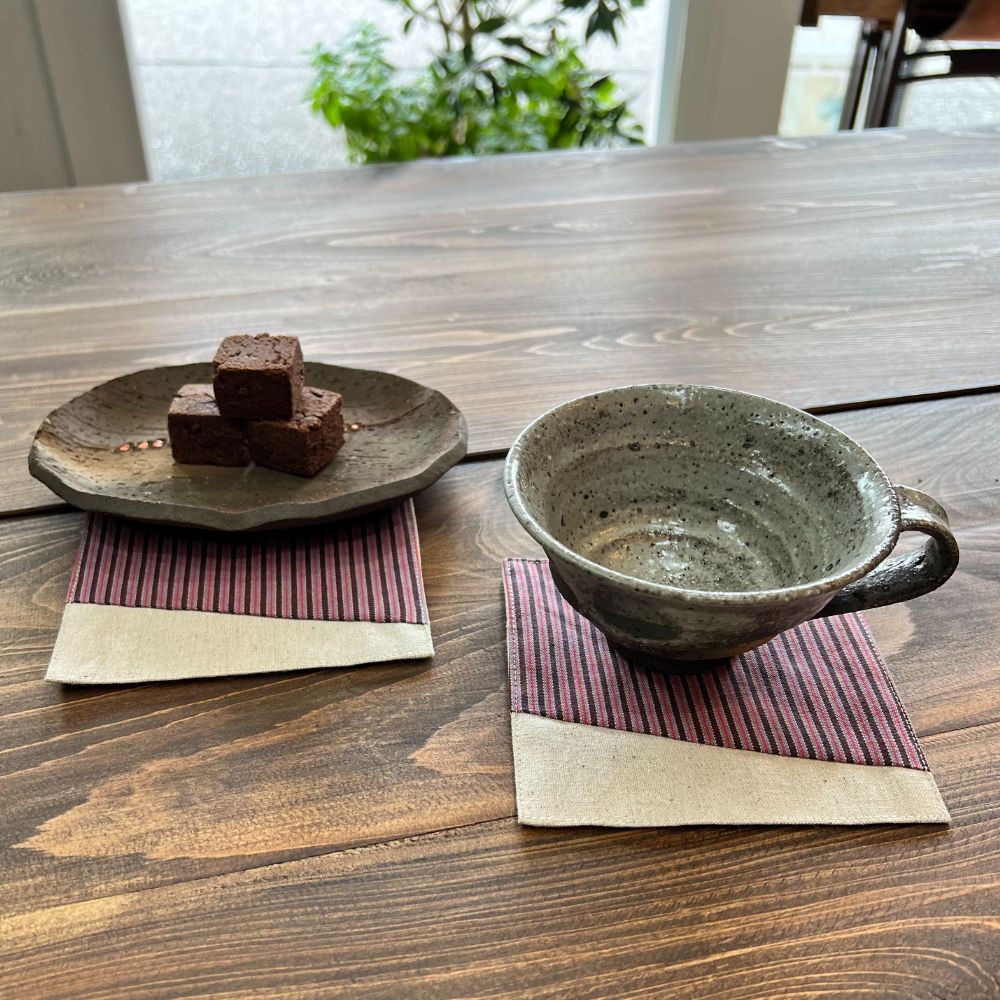 kawamura 蕨双子織コースター５枚組　