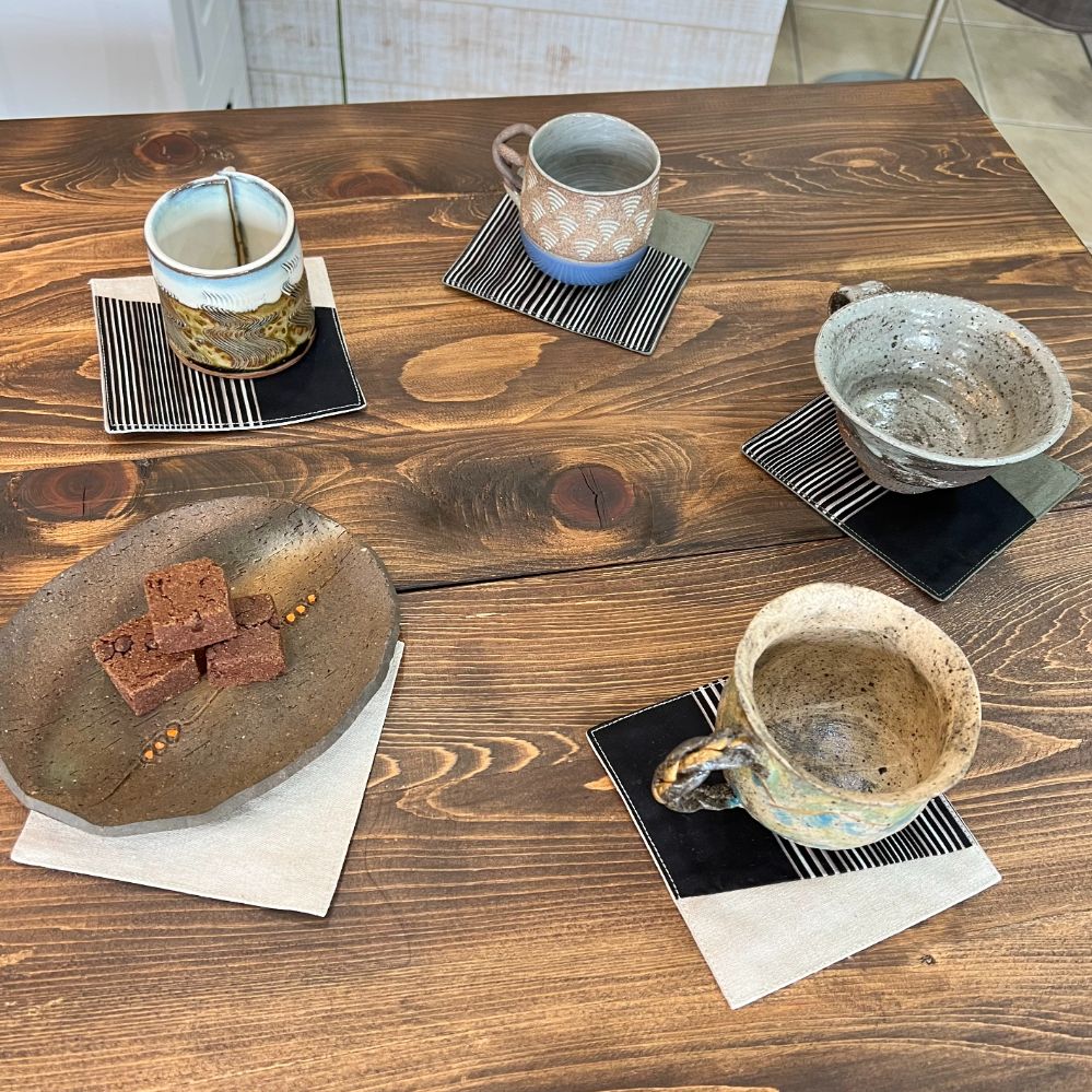 kawamura 蕨双子織コースター５枚組　