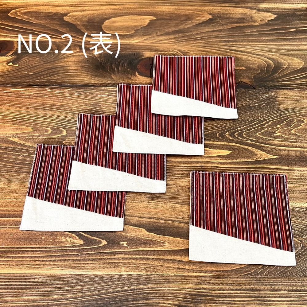 kawamura 蕨双子織コースター５枚組　