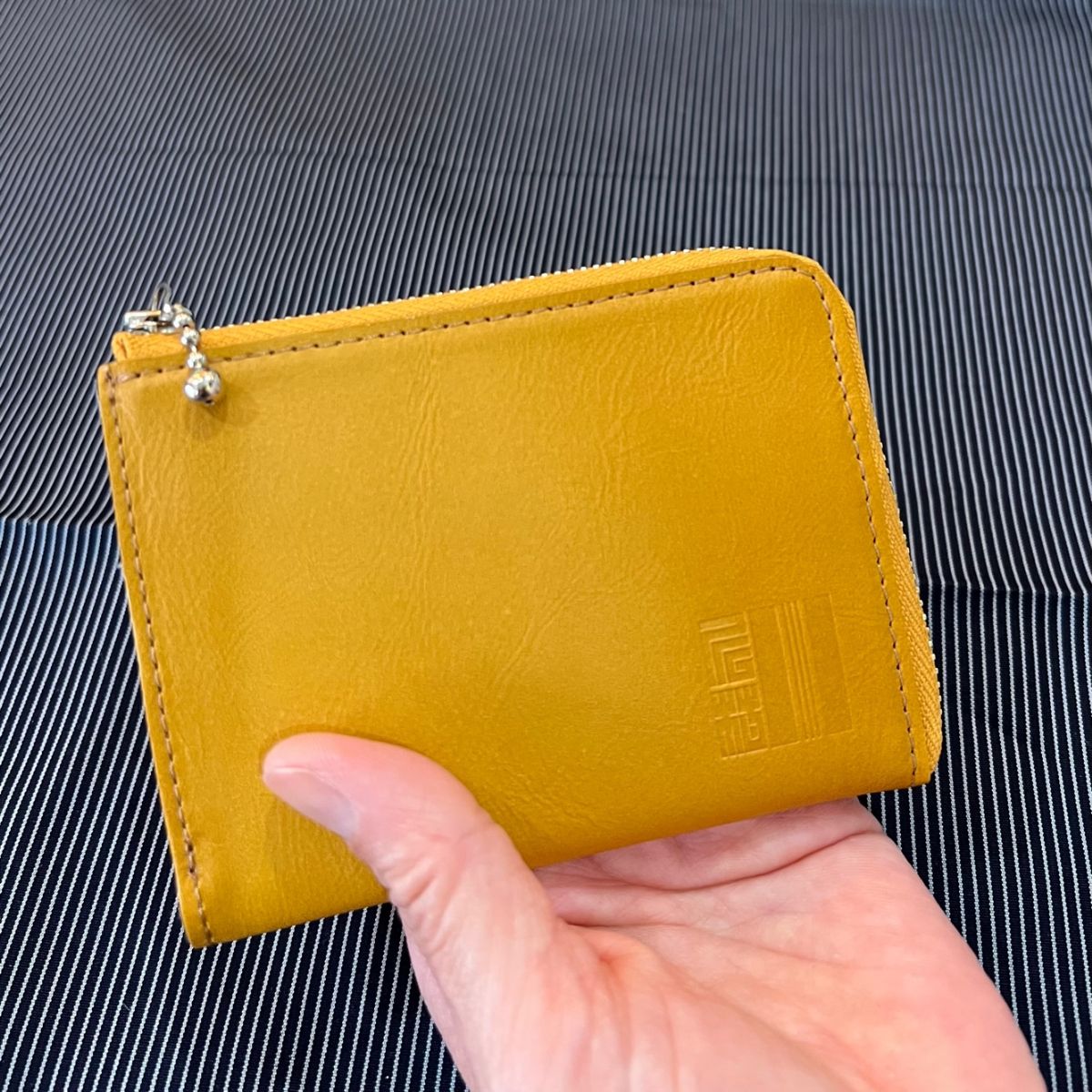 kawamura 蕨双子織L字ジップ財布