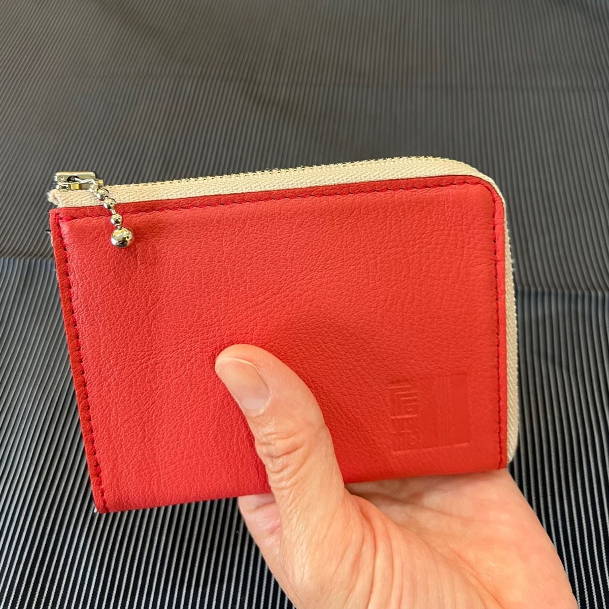 kawamura 蕨双子織L字ジップ財布